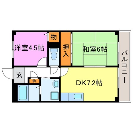 サンリブ甲西の物件間取画像